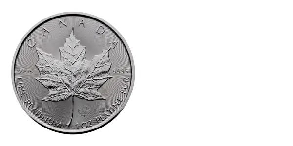 Canadian Maple Leaf platinum coin