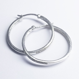 Precious metal earrings